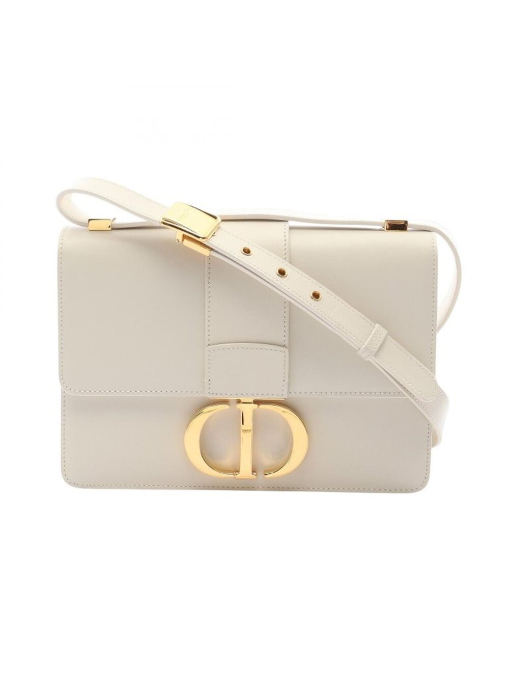 Dior Shoulder Bag 30 Montaigne White Leather